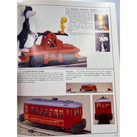 Lionel Catalog Lot of 7 1985 thru 1994 Model Electric Miniature Railroad Trains - Picture 14 of 16